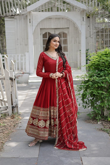 Occasion Wear Fancy Gown D.No. 9150