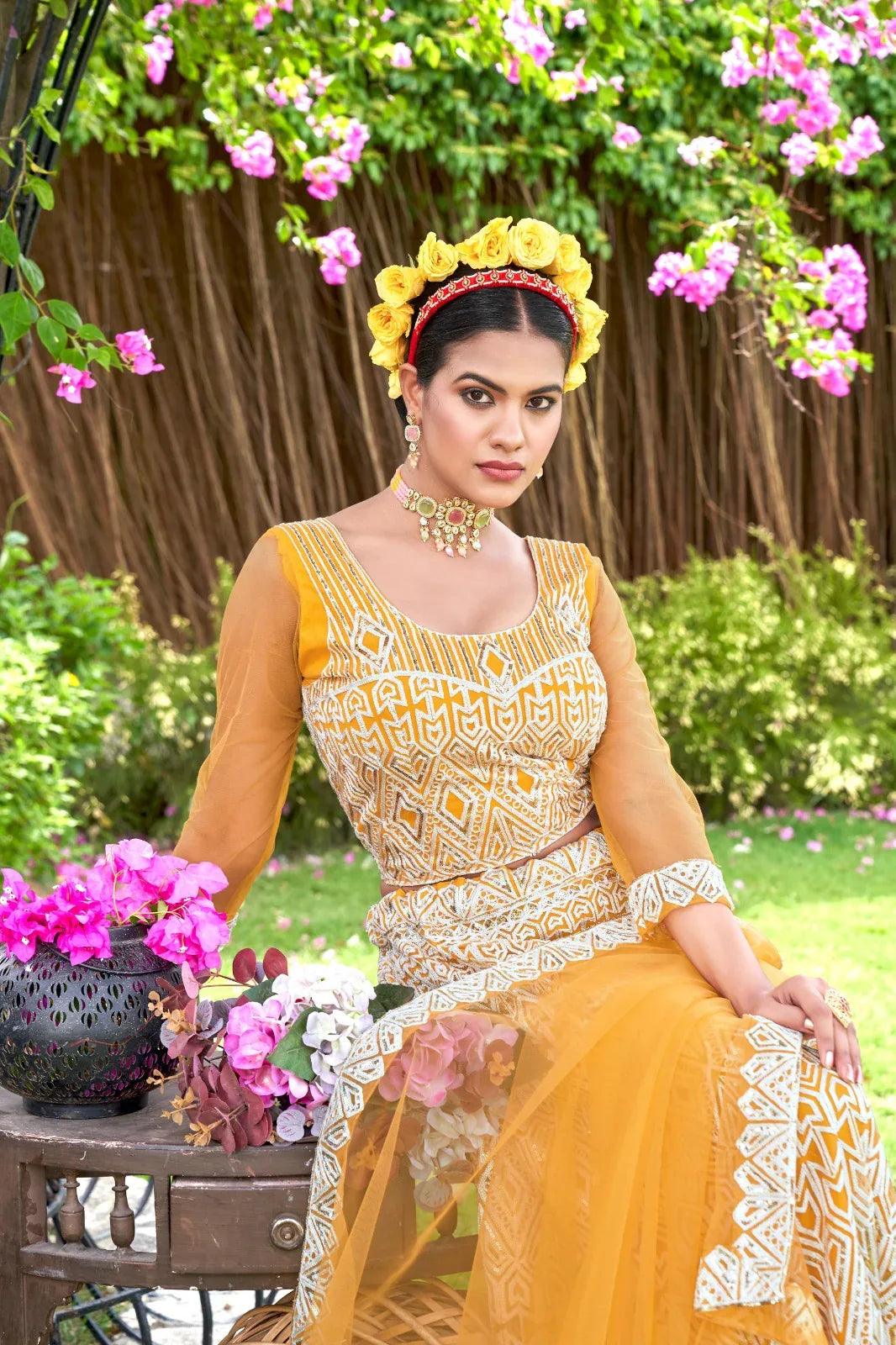 Varni Zeeya Sakshi Designer Partywear Lehenga D.No. 19002 - Anant Exports