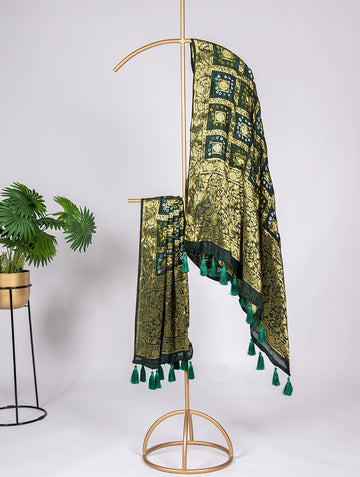 Occasion Wear Bandhej Dupatta D.No. 4017