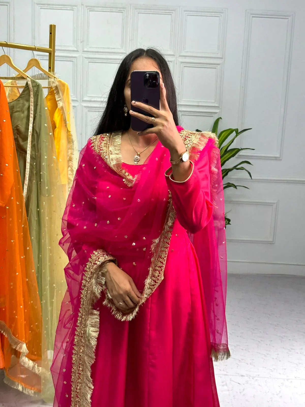 Wedding Wear Fancy Gown D.No. 1030 - Anant Exports