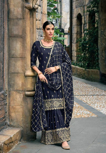 Jugani By Eba Designer Heavy Wedding Salwar Suit D.No. 1606