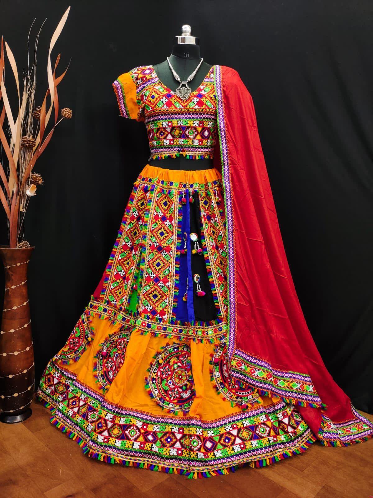 Handmade Gola Navratri Wear Traditional Lehenga - Anant Exports