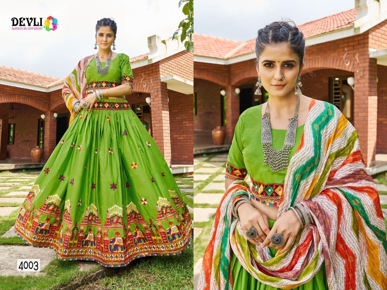 Sahiyar Vol-3 Designer Party Wear Navratri Chaniya Choli D.No. 4003 - Anant Exports