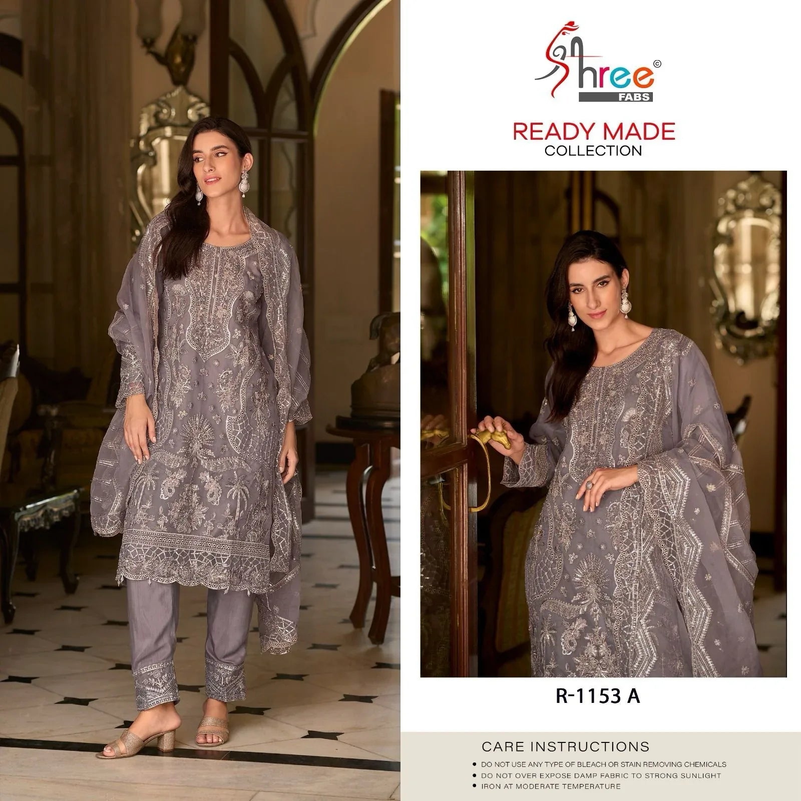 Shree Fab Presents Readymade Pakistani Suit D.No. R-1153-A