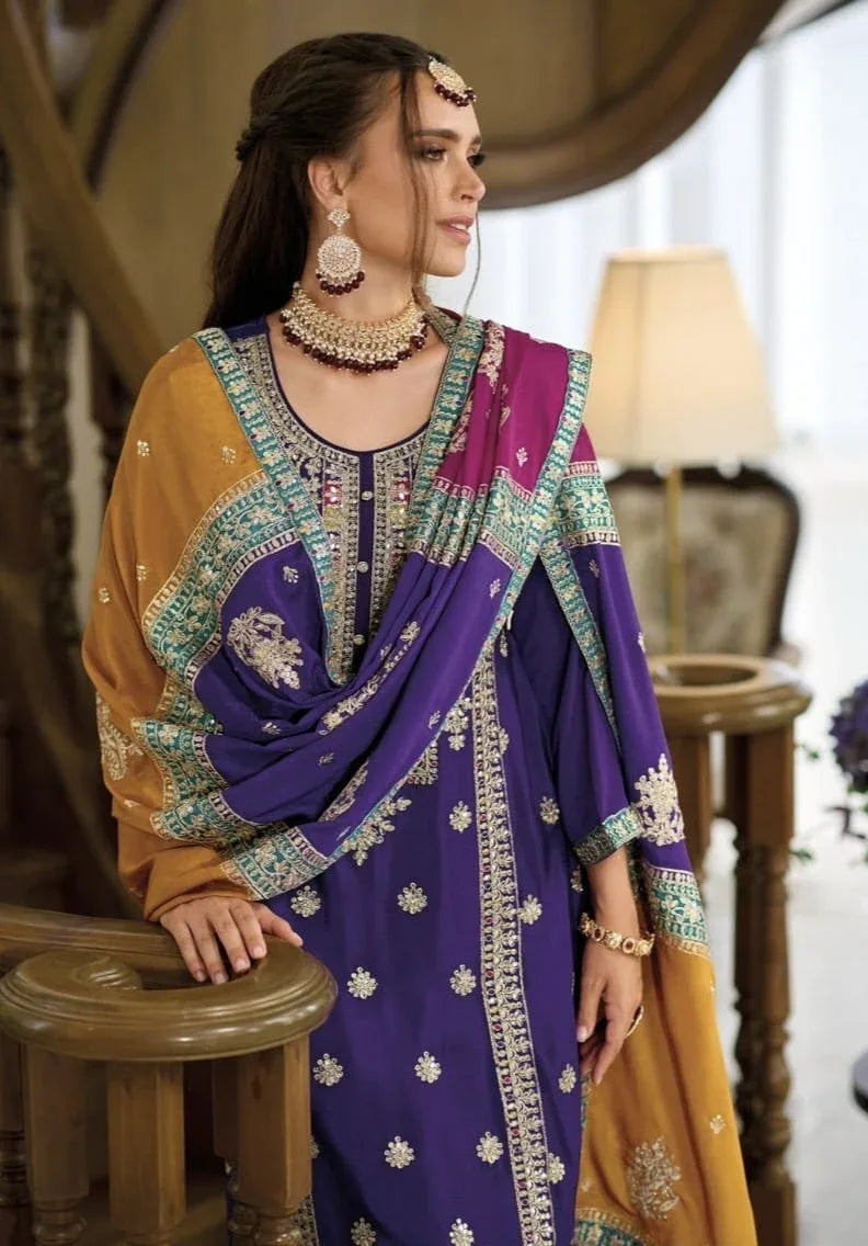 Designer Occasion Wear Latest Punjabi Style Salwar Suit