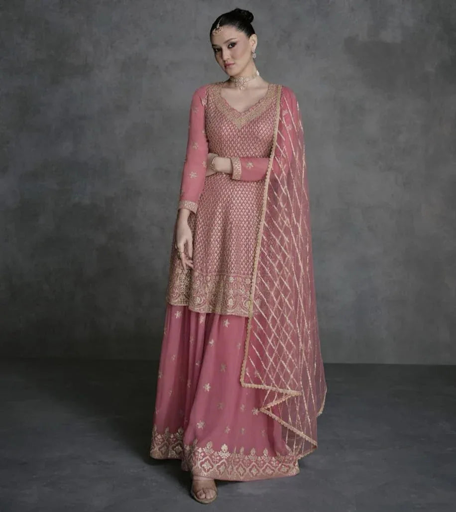 Designer Wedding Wear Latest Anarkali Style Salwar Suit