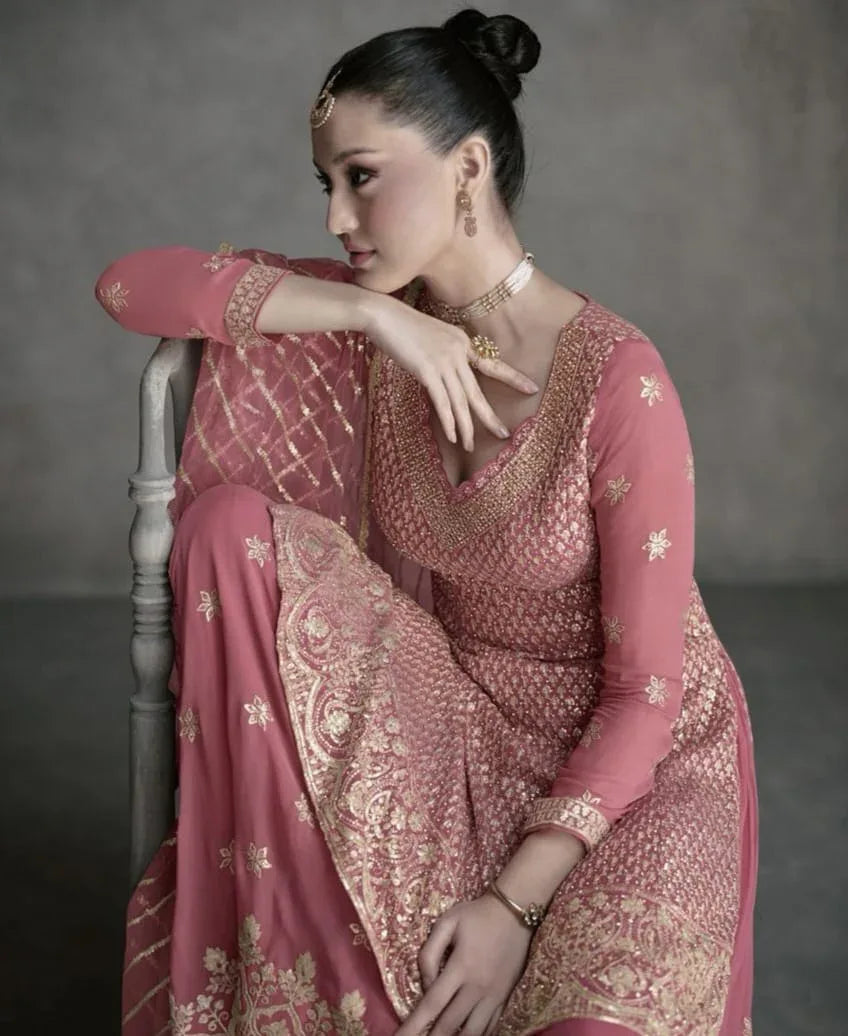 Designer Wedding Wear Latest Anarkali Style Salwar Suit