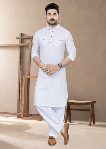 Pathani Vol 1 Cotton Pathani Kurta With Pajama