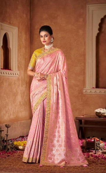 Anmol Meera Festive Wear Fancy Saree D.No 7004