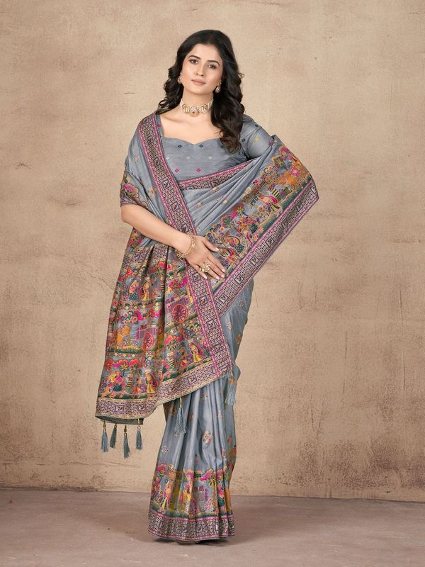 Pashmina Saree
