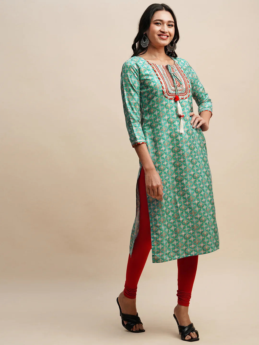 SAMIRA VOL 06 FESTIVE WEAR KURTI D.NO. K1562 - Anant Exports