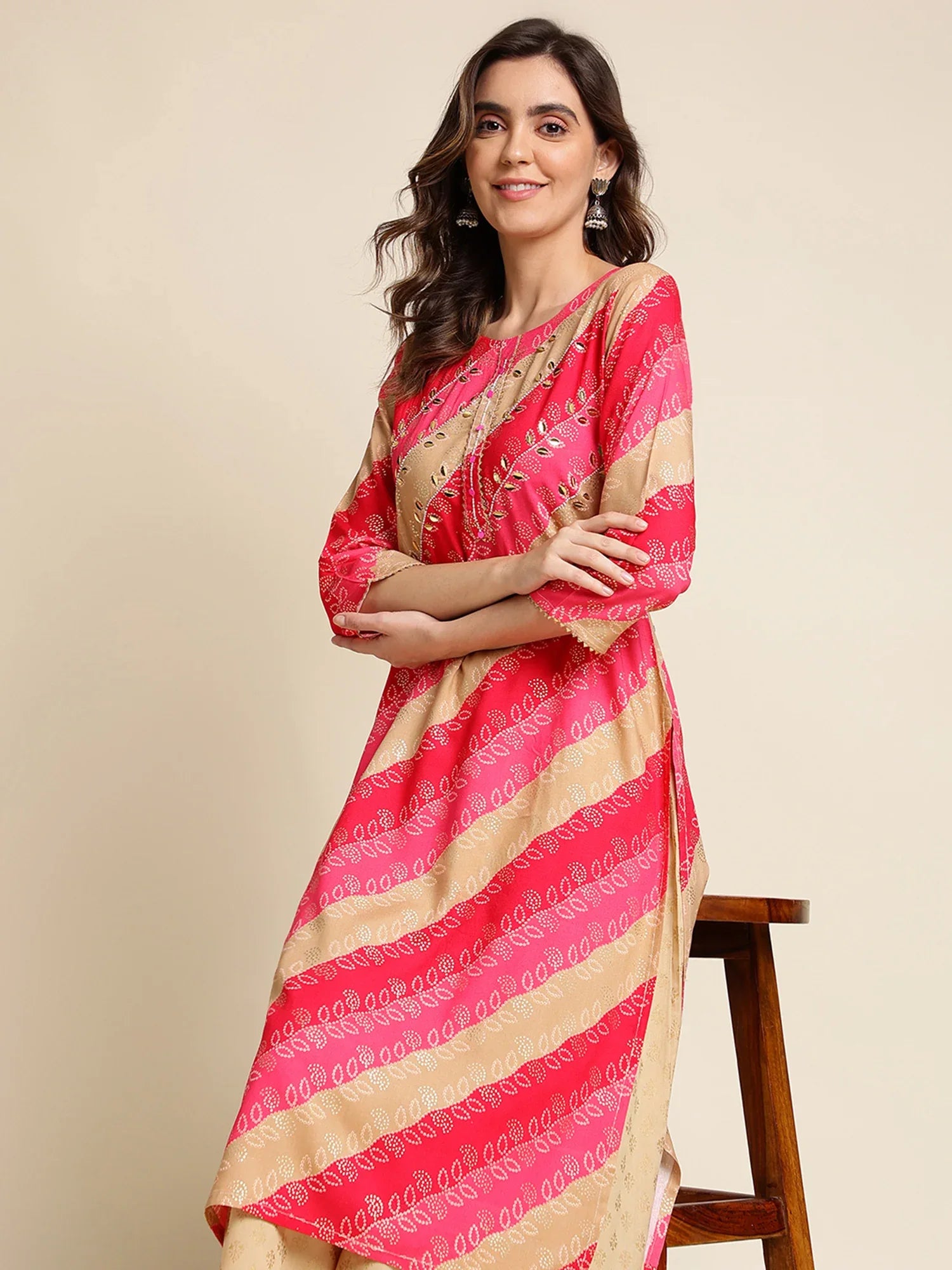 PRASUTI VOL 02 FESTIVE WEAR KURTI D.NO. K1916 - Anant Exports