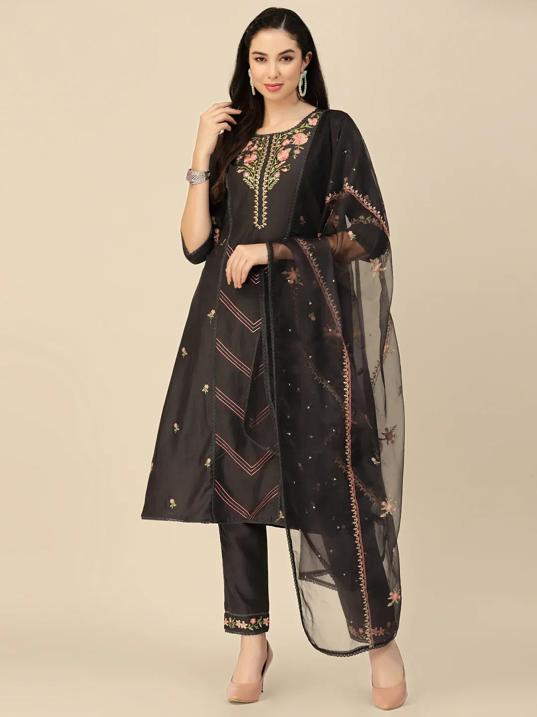 SALIMAR VOL 09 FESTIVE WEAR KURTI-SET D.NO. 1370 - Anant Exports