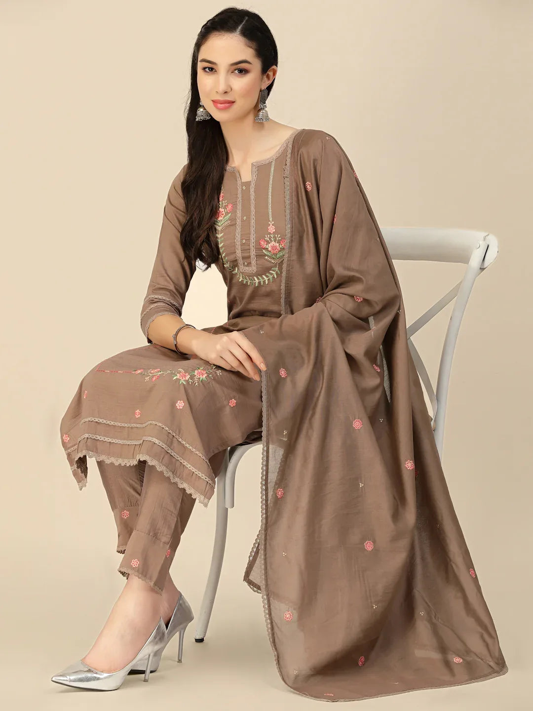 SALIMAR VOL 09 FESTIVE WEAR KURTI-SET D.NO. 1375 - Anant Exports
