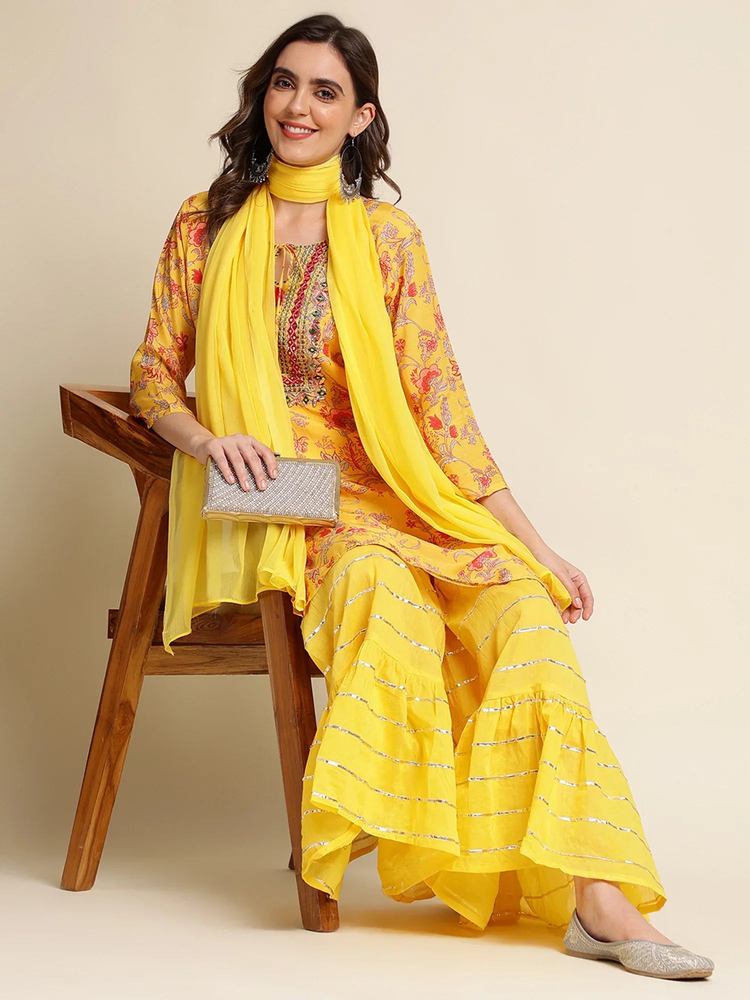 DISHA VOL 03 FESTIVE WEAR KURTI D.NO. KBD1932 - Anant Exports