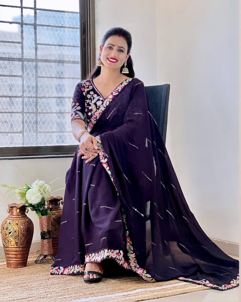 Chiffon Saree