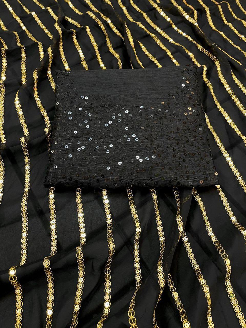 Sequins Saree