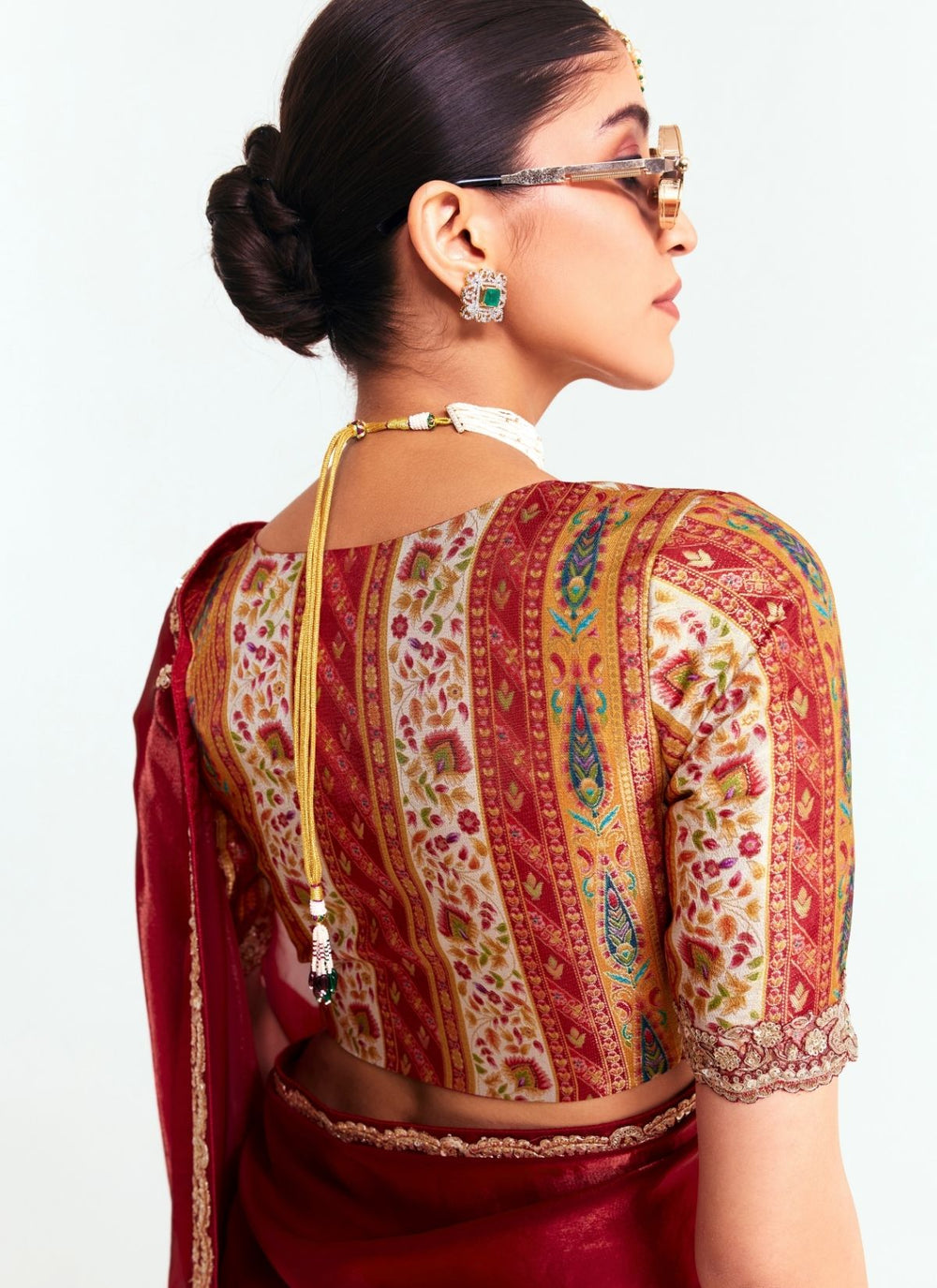 Wine Pure Soft Fancy Febric Party Wear Premium Saree