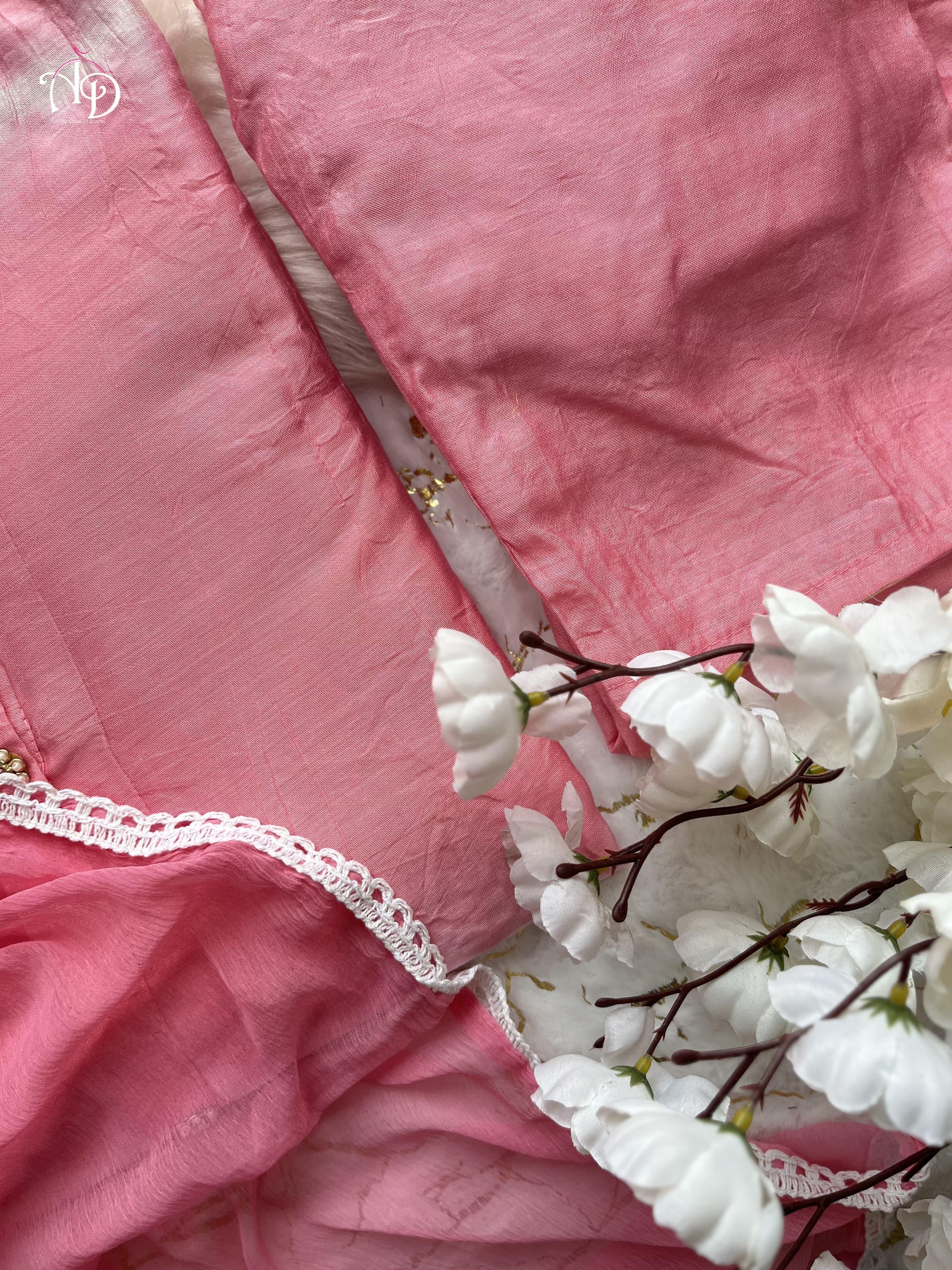 Beautiful Party Wear Pure Chanderi Silk Suit With Dupatta - Anant Exports