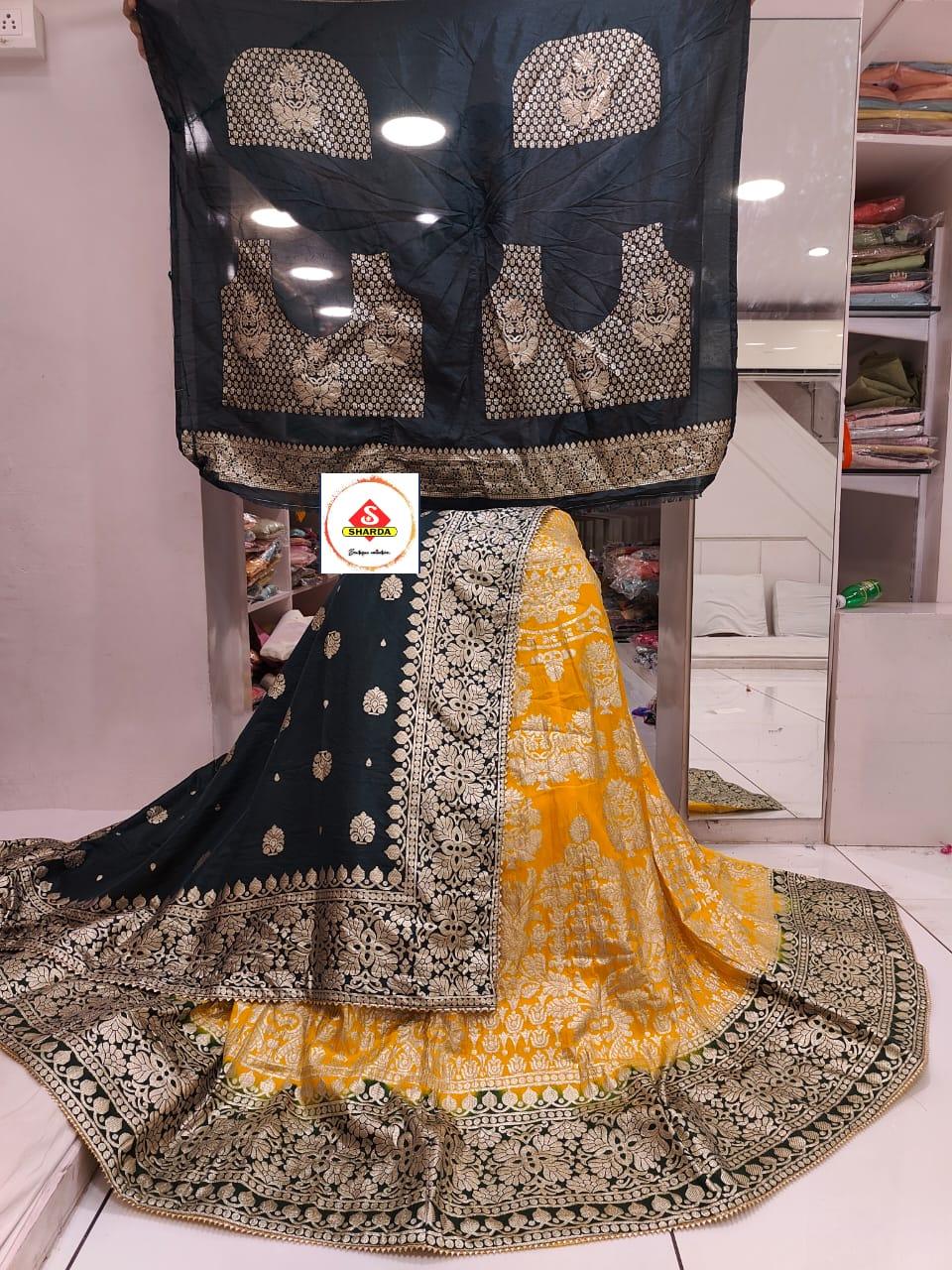 Rajasthani Traditional Dola Silk Lehenga Chunni - Anant Exports