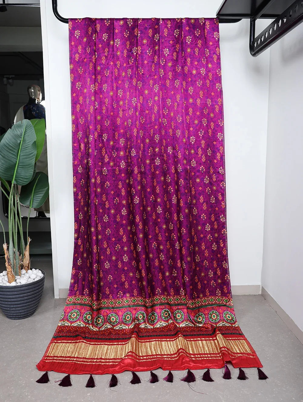 Designer Digital Print Gaji Modal Silk Duptta - Anant Exports