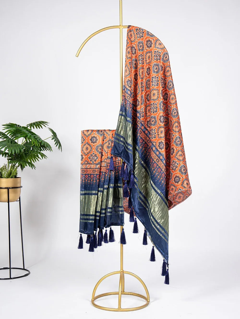 Designer Digital Print Gaji Modal Silk Duptta - Anant Exports
