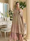 Champagne Gold Hand Embroidered Palazzo Suit