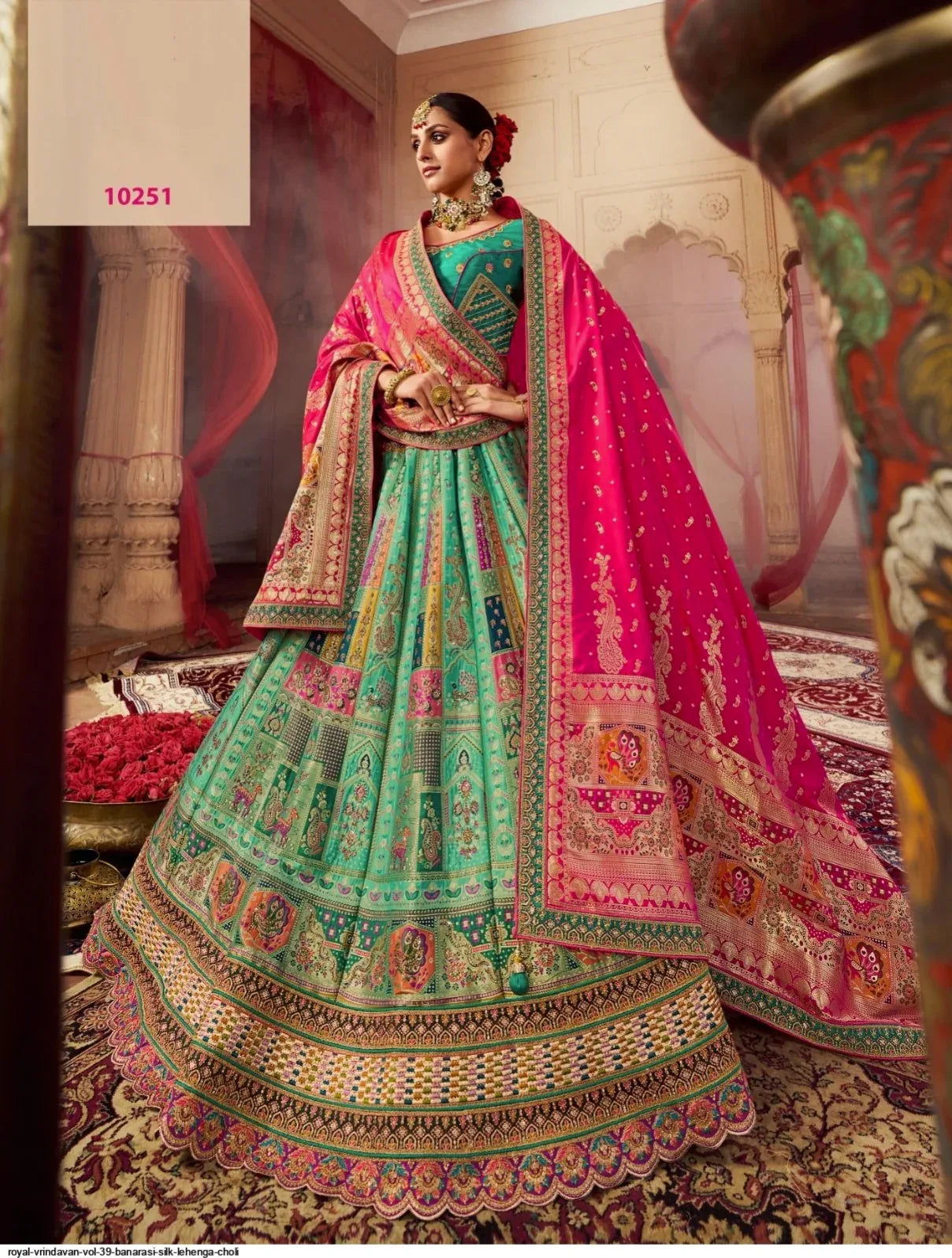 Wedding Special Looks For Royal Banarasi Lehenga Dno 10251 - Anant Exports