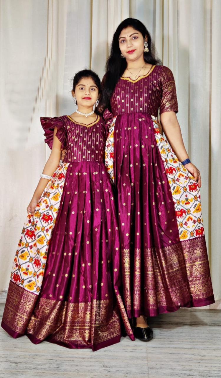 Beautiful Mother Daughter Combo Gwon Collection - Anant Exports