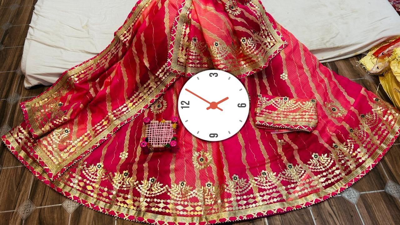 Rajsthani Traditional Rajputi Pure Kota Doriya Lehenga Choli. - Anant Exports