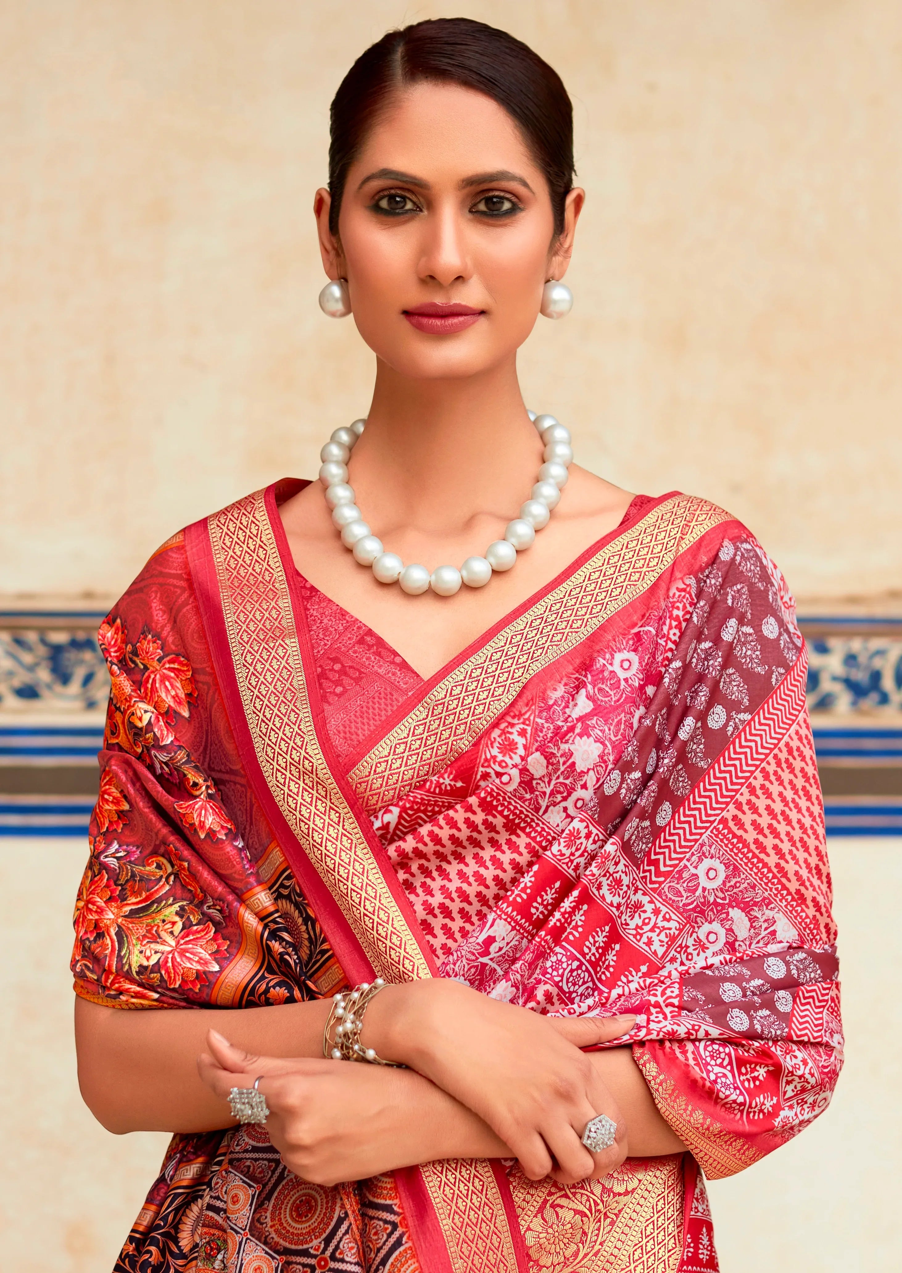 Exclusive Designer Occasion Wear Saree in Premium Dola Viscose