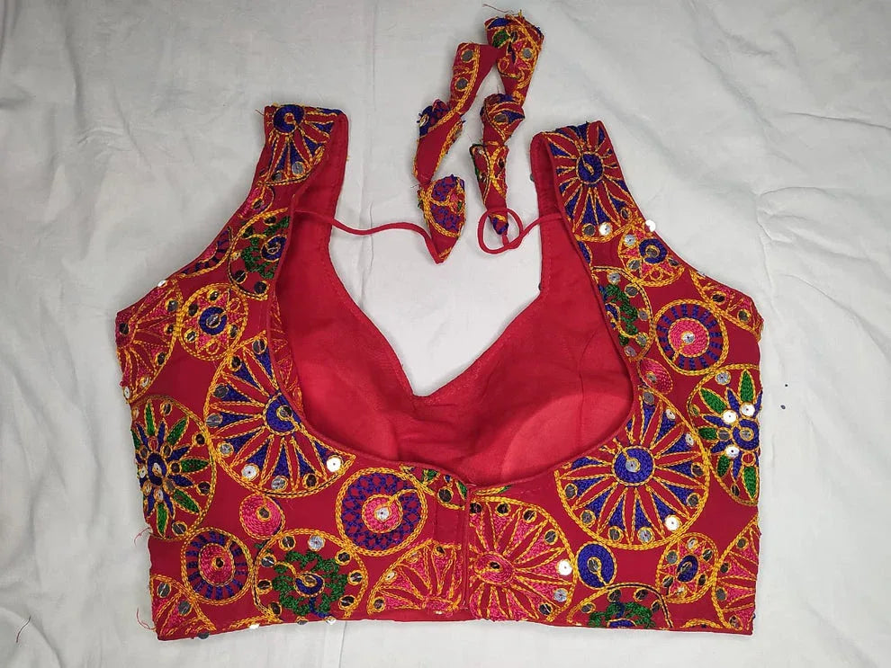 Navratri Fancy Deep Neck Party Wear Blouse - Anant Exports