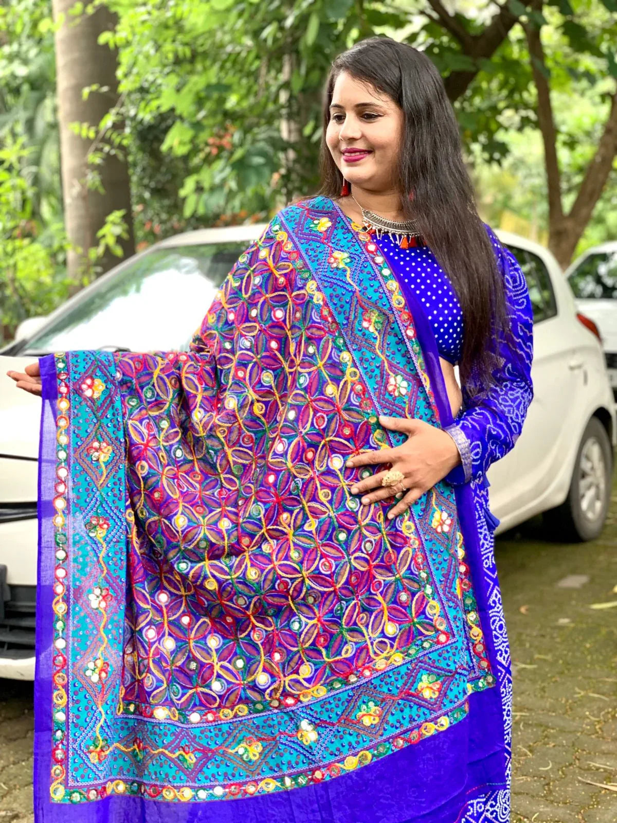 Pavitra Bandhej Navratri Lehenga Choli - Anant Exports