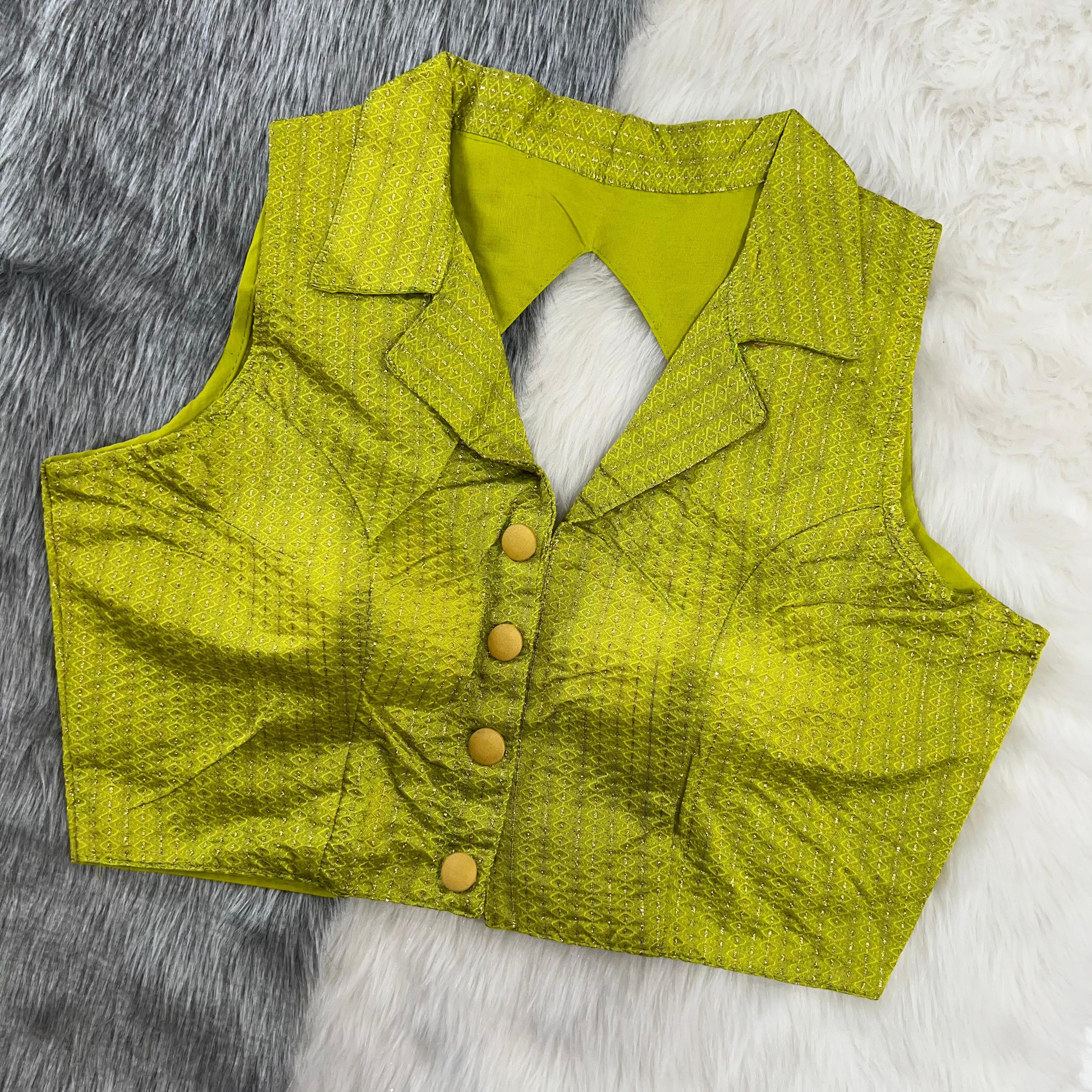 Part Wear New Shirt Collar Blouse - Anant Exports