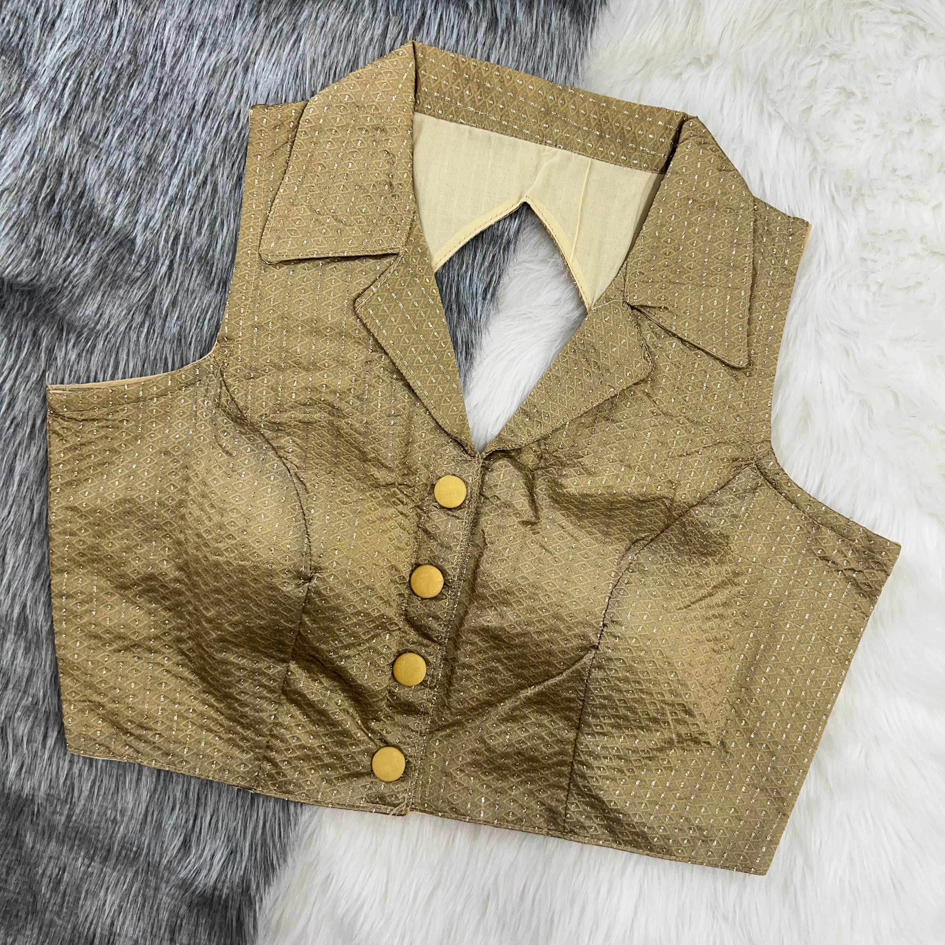 Part Wear New Shirt Collar Blouse - Anant Exports