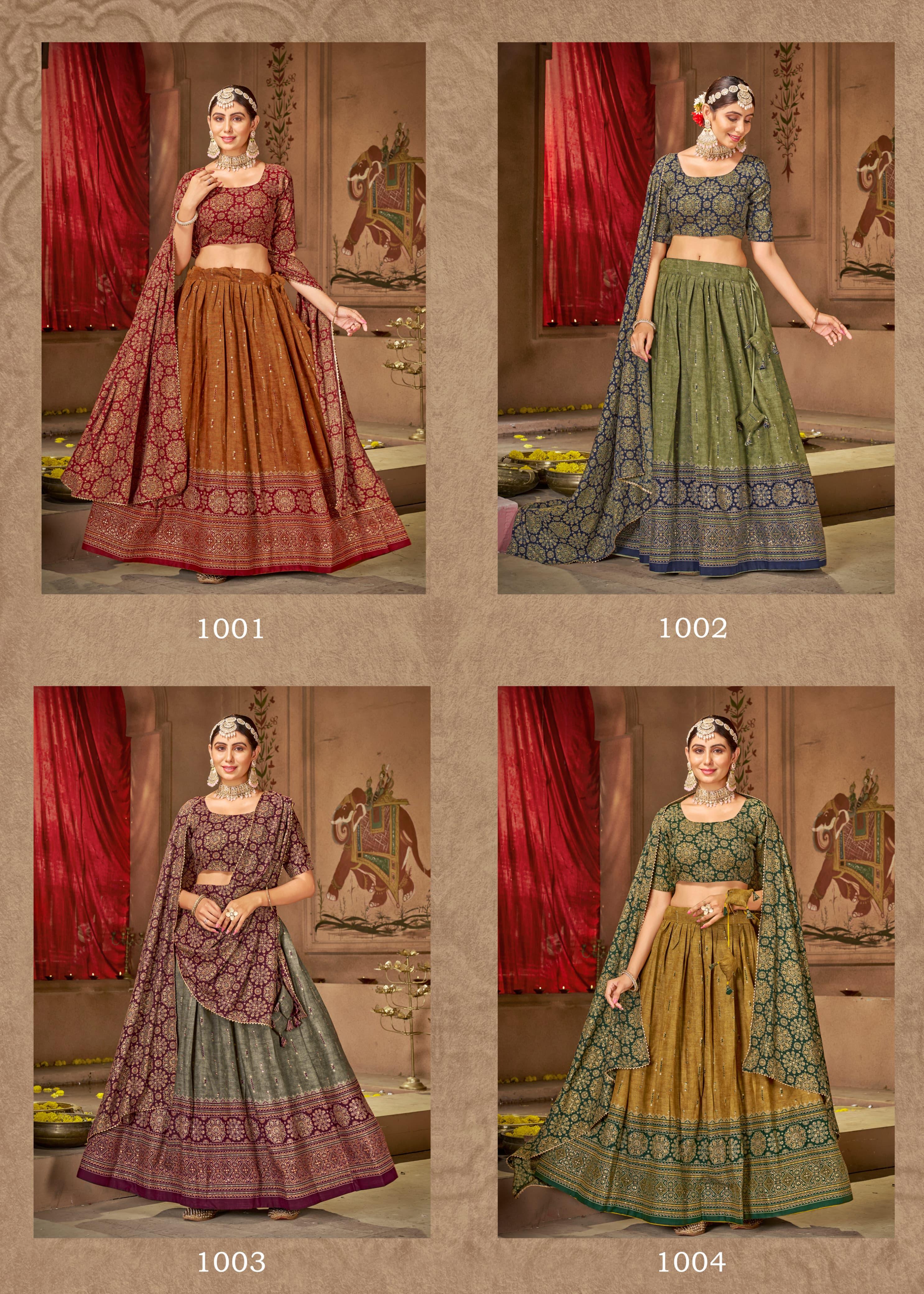 Beautiful Traditional Shubharambh Cotton Lehenga Choli - Anant Exports