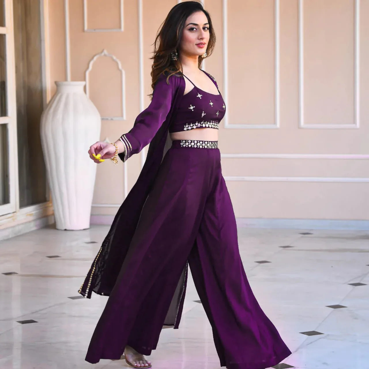 Designer Ethnic Wear Sharara Suit