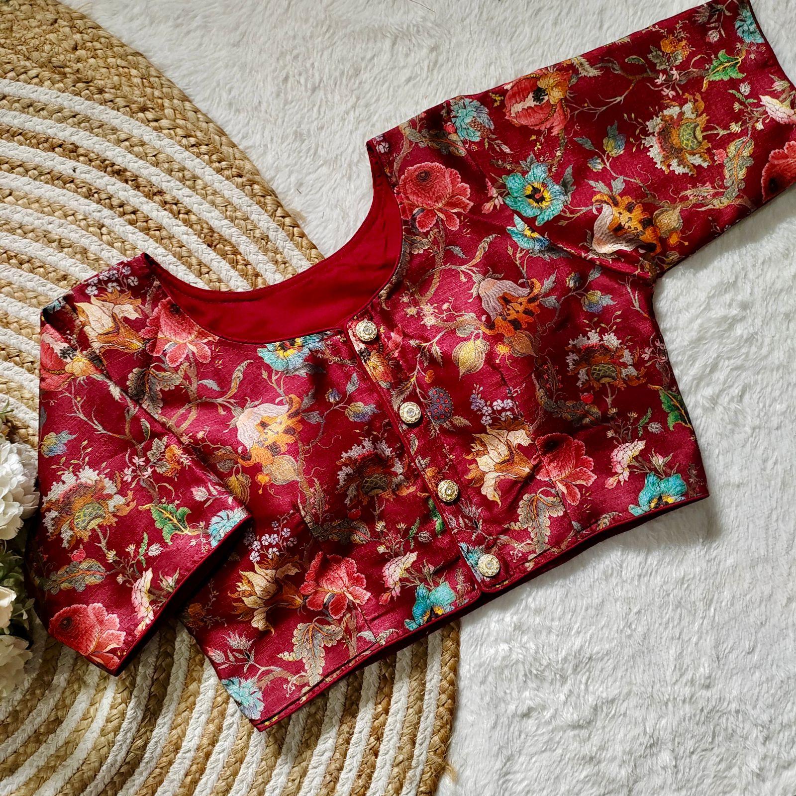 Beautiful Designer Decent Print Blouse - Anant Exports