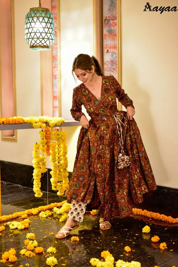 Anarkali Kurti Set