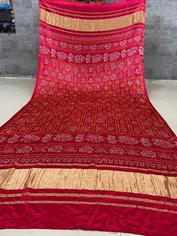 Designer Digital Print Gaji Modal Silk Duptta