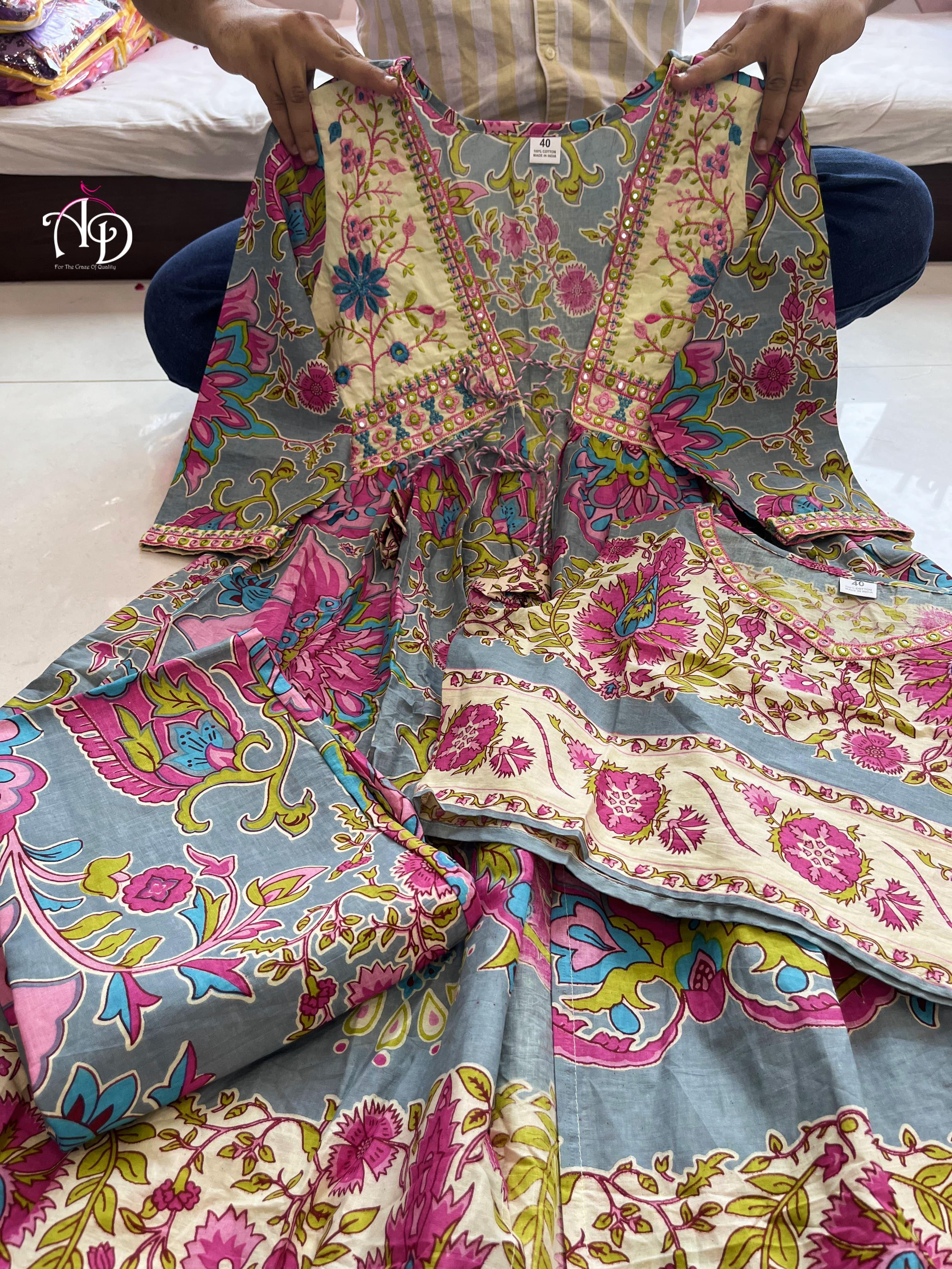 Beautiful Party Wear Designer Rajwadi Shurg Suit - Anant Exports