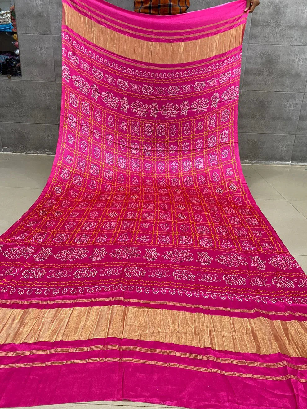 Designer Digital Print Gaji Modal Silk Duptta - Anant Exports