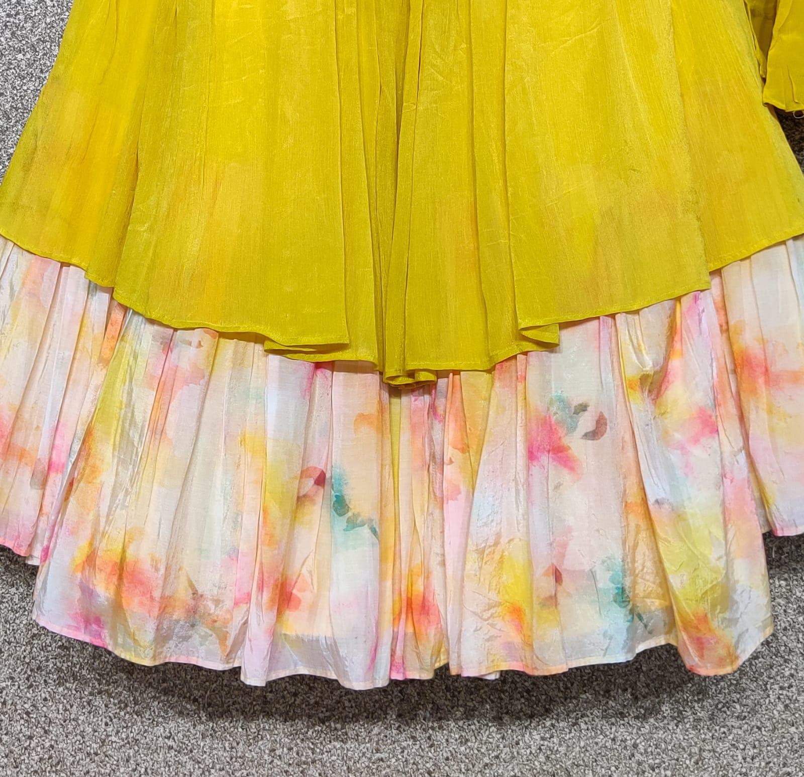 Beautiful Bridal Wedding Special for Haldi Lehenga Choli - Anant Exports