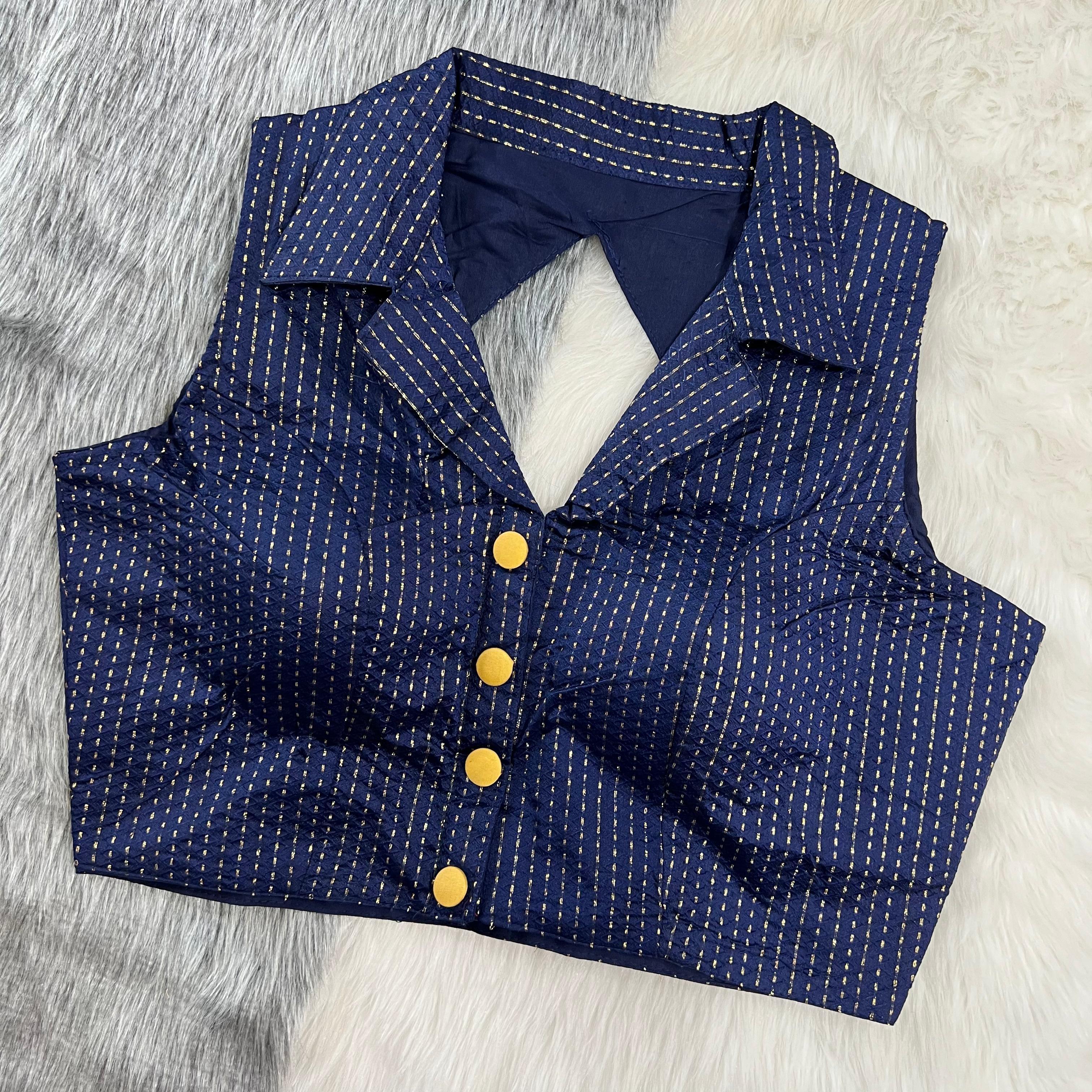Part Wear New Shirt Collar Blouse - Anant Exports