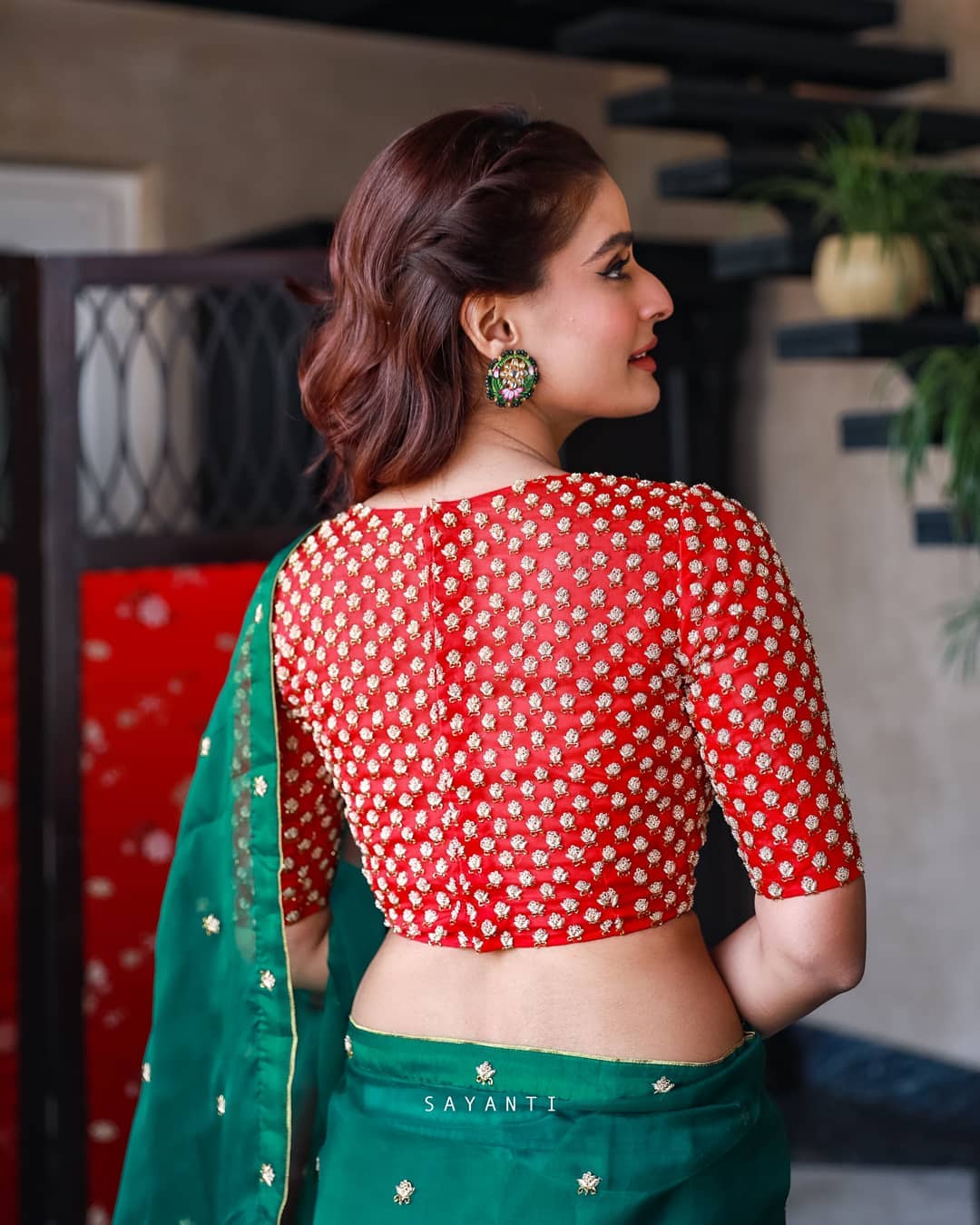 Organza saree