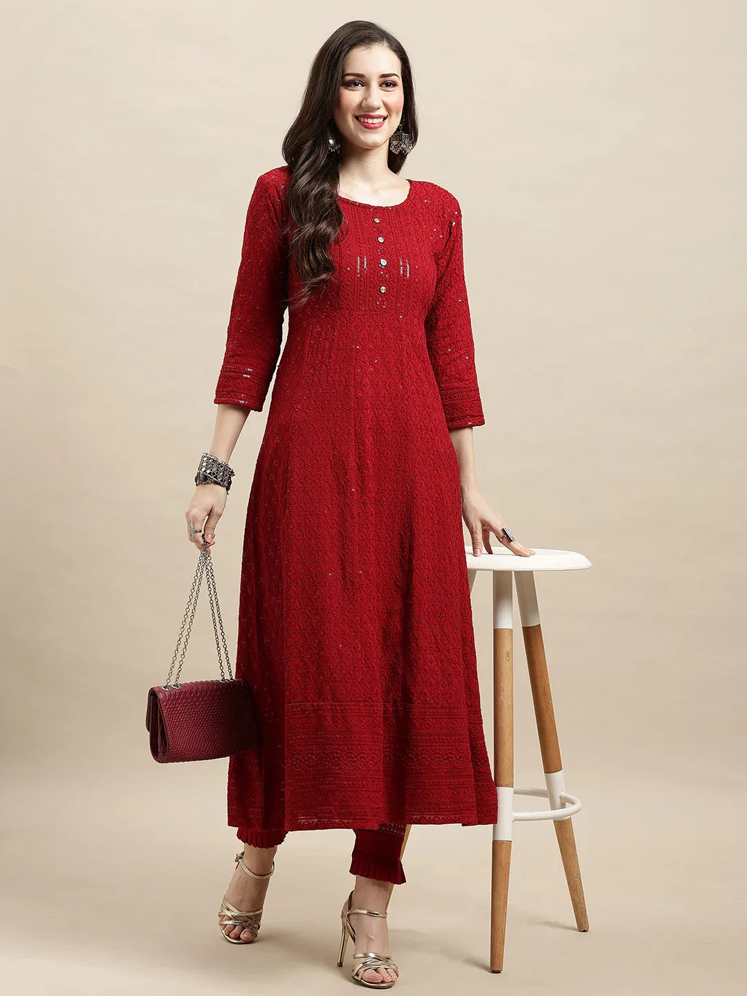 POORVA VOL 01 FESTIVE WEAR KURTI - Anant Exports