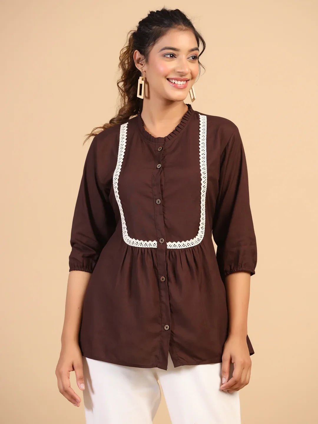KEEVA FANCY WESTERN SHORT TOP - Anant Exports