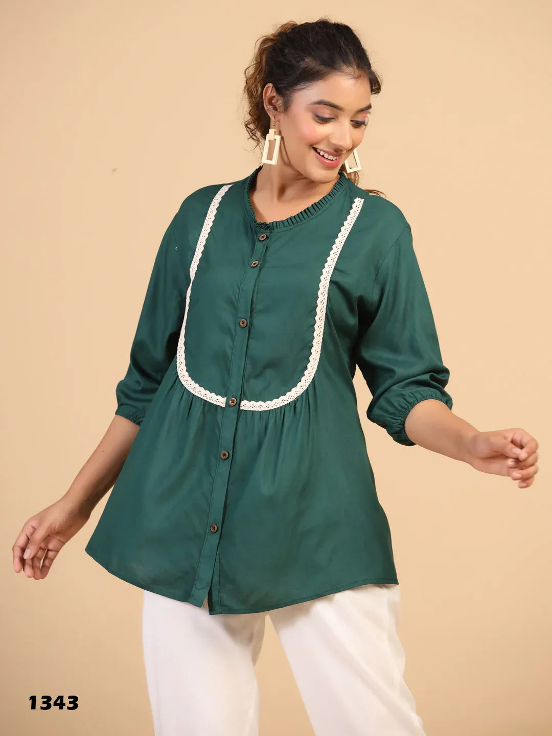 KEEVA FANCY WESTERN SHORT TOP - Anant Exports