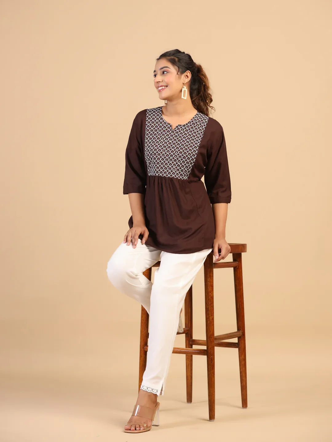 KEEVA FANCY WESTERN SHORT TOP - Anant Exports