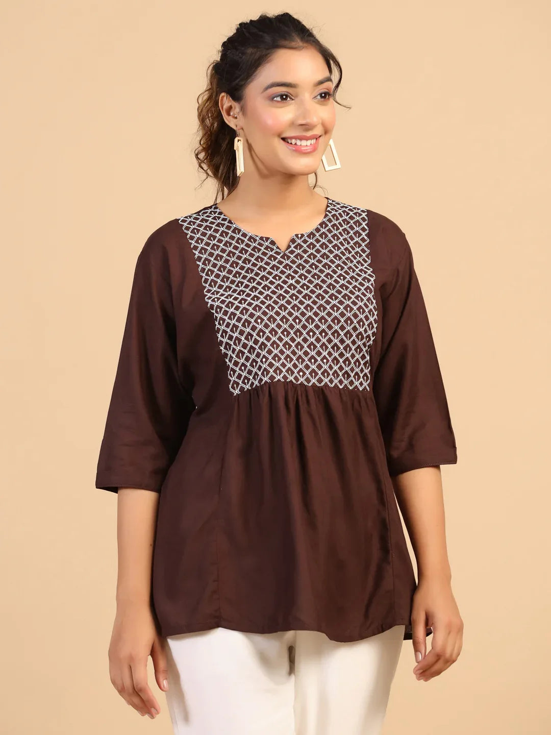 KEEVA FANCY WESTERN SHORT TOP - Anant Exports